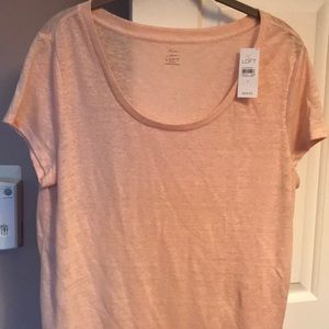 Loft Pink T Shirt.  New with Tags